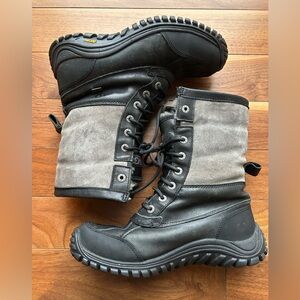UGG Adirondack II Leather/Wool/Waterproof Winter Boots Size 8